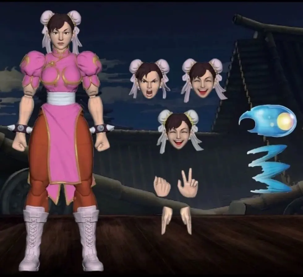 

In Stock JT Ultra Street Fighter II M. Dhalsim Bison Ken Ryu Chun Li Doll Model Collection Gifts