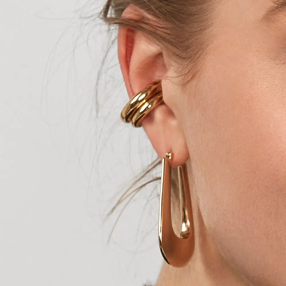 Accessories No Pierced Jewelry No Piercing Earring CZ Cuff Earrings Zircon Ear Cuff Pearl Ear Clip