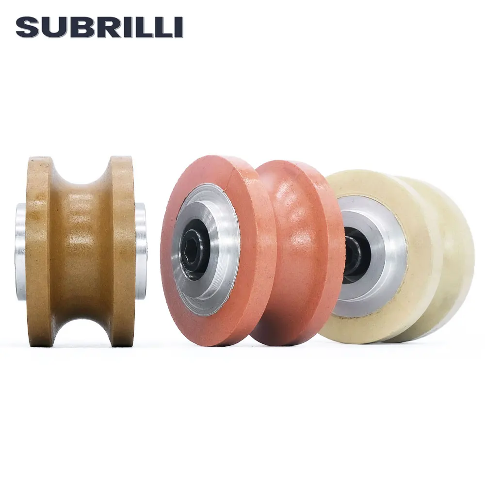SUBRILLI 20Mm Roda Gerinda Profil Berlian Ikatan Resin Bit Router Abrasif Tepi Bullnose Penuh untuk Profil Alat Marmer Granit