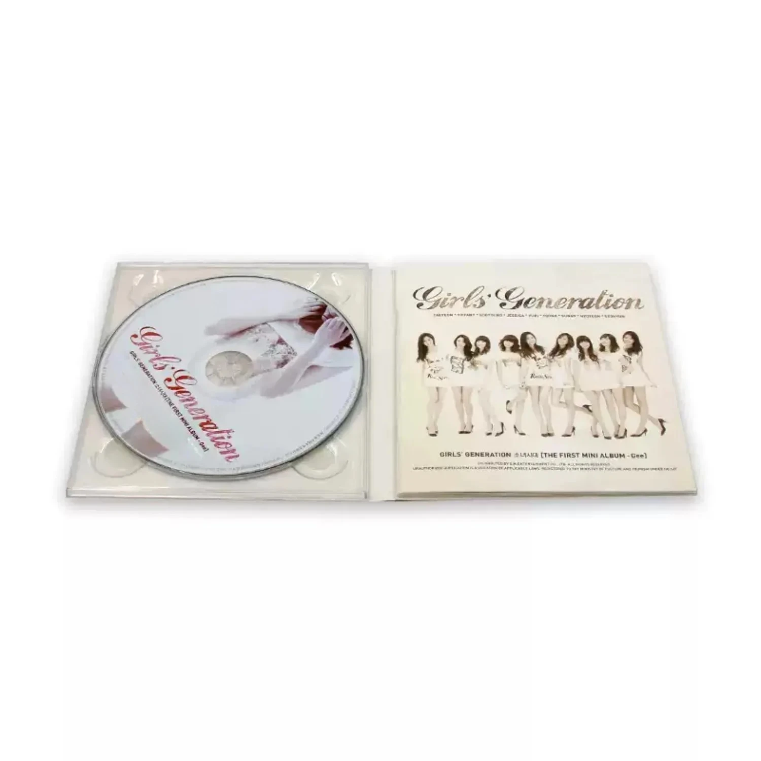 CD de Música Pop Estilo Menina Energética, Capa de Fotografia de Grupo Refrescante, Coleção de Faixas Populares Vibrantes e Jovens
