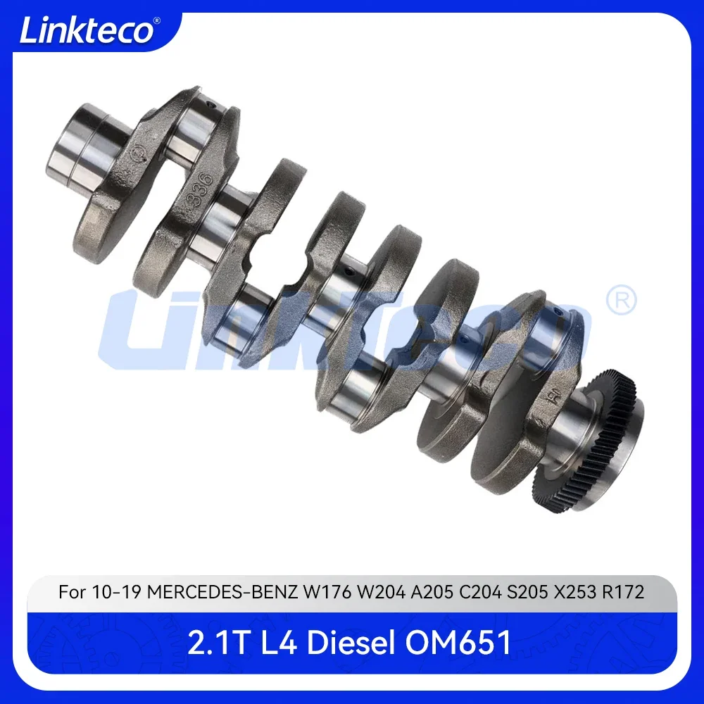 

Деталь двигателя Коленчатый вал подходит для 2,1 2,2 л T L4 Diesel OM651 для 10-19 Mercedes-Benz JEEP COMPASS W166 R172 W212 W204 A207 2,1T 2,2 л