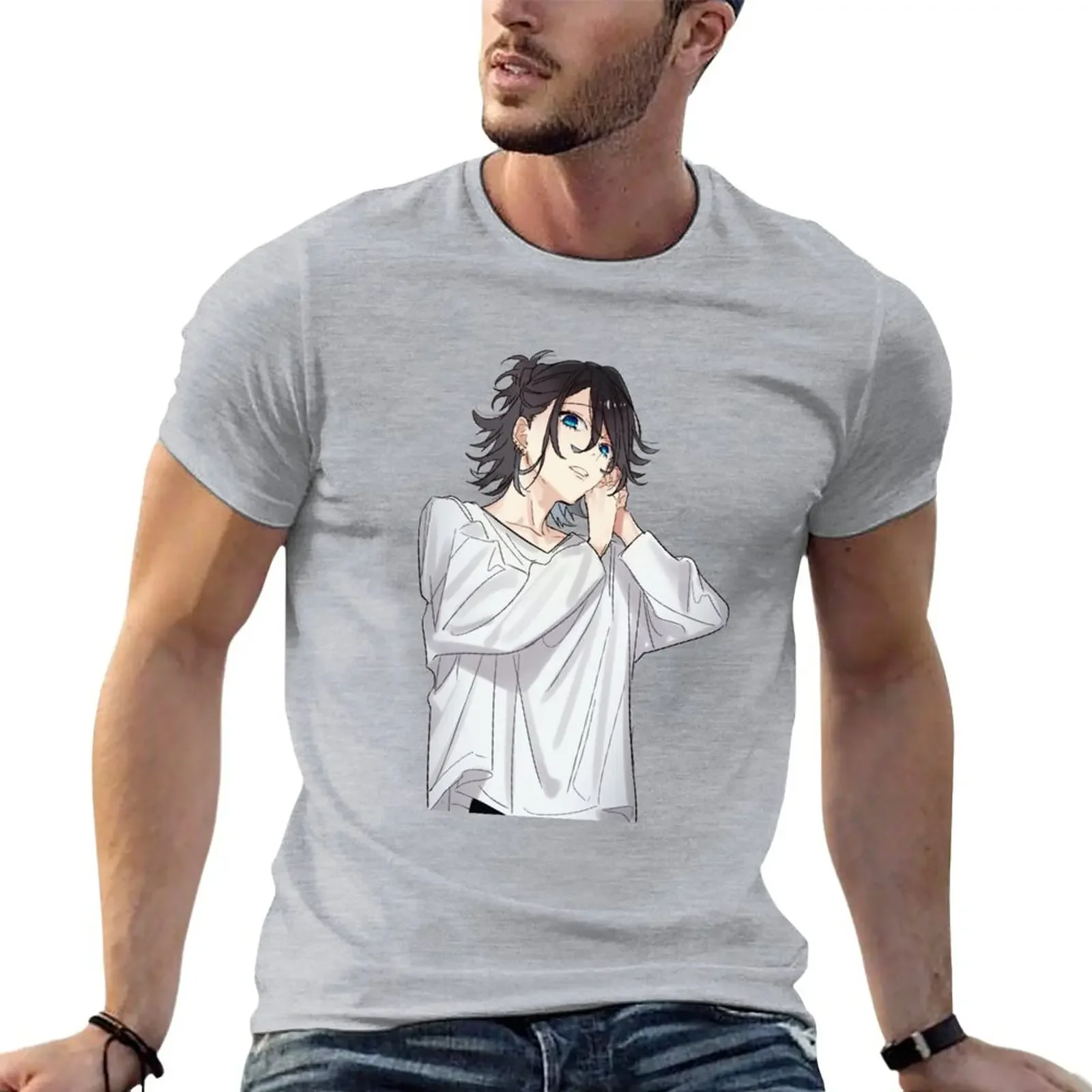 New Izumi Miyamura - Horimiya T-Shirt T-shirt for a boy Oversized t-shirt sweat shirts clothes for men