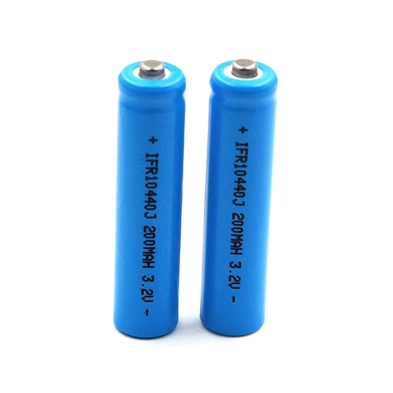 2pcs/lot 3.2V Lithium Iron Phosphate Charging Battery 10440 AAA 500mah