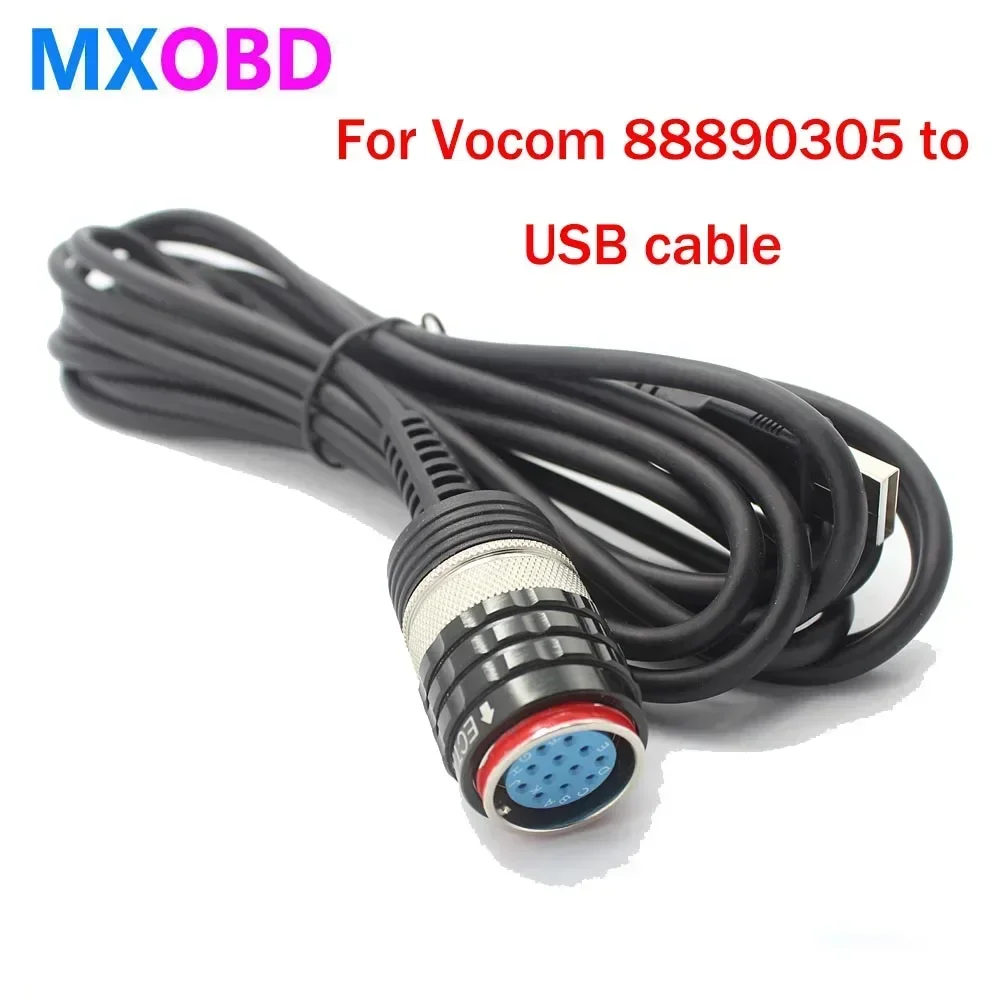 

New Free Shipping Truck Diagnostic Tool USB Cable for Volvo 88890305 Vocom Usb Connector Adapter