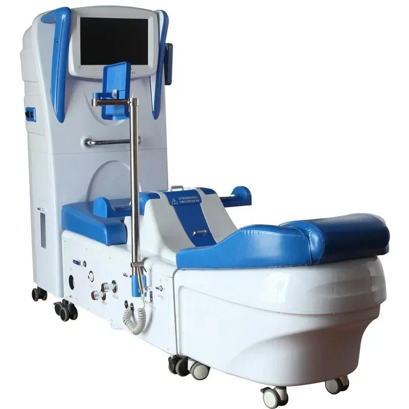 

Hydrotherapy equipment used for cleaning before colonoscopy