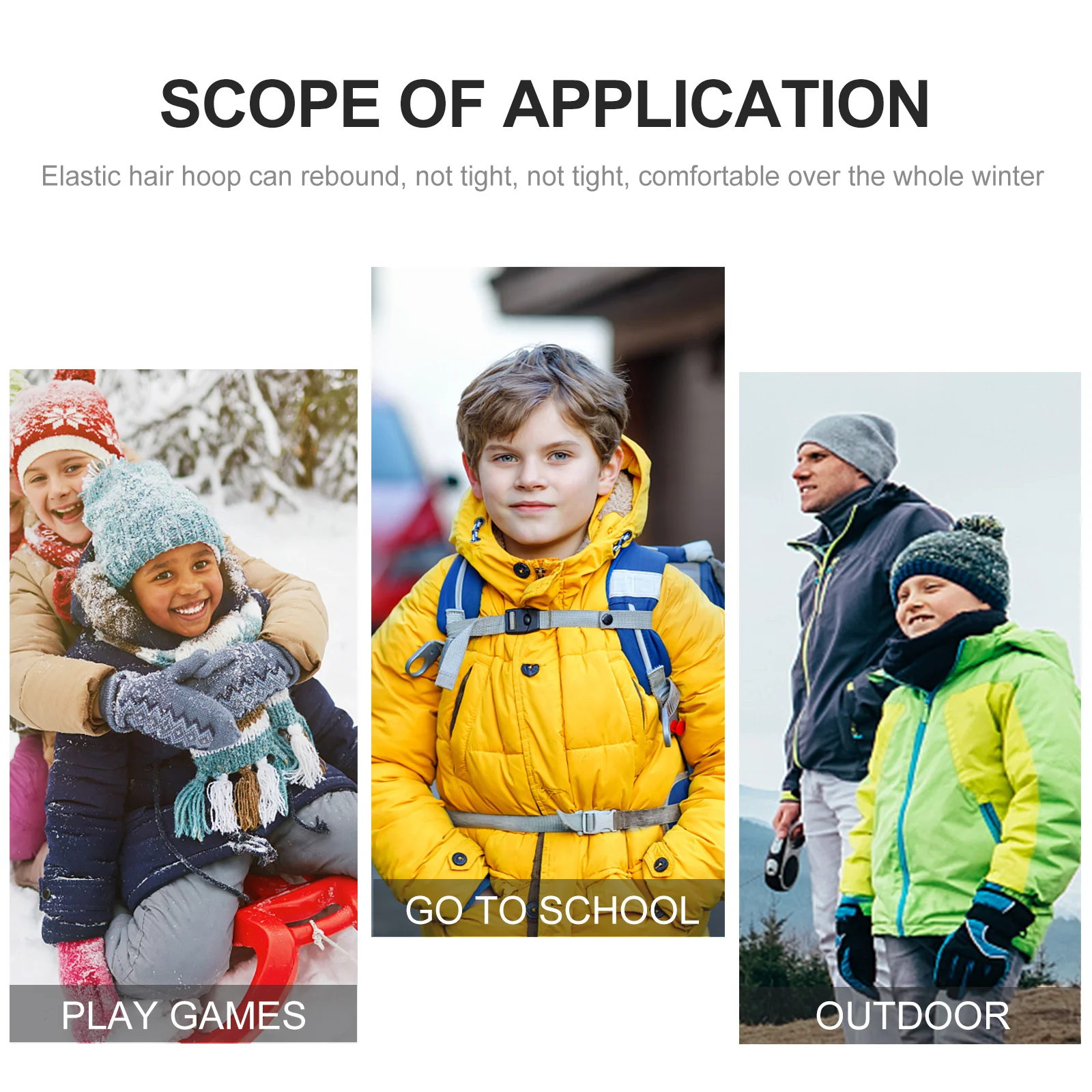 

1pc Winter Cover For Soft Warm Muffs Heat Retaining Foldable Warm Earmuff Ear Caps Ear Warmer