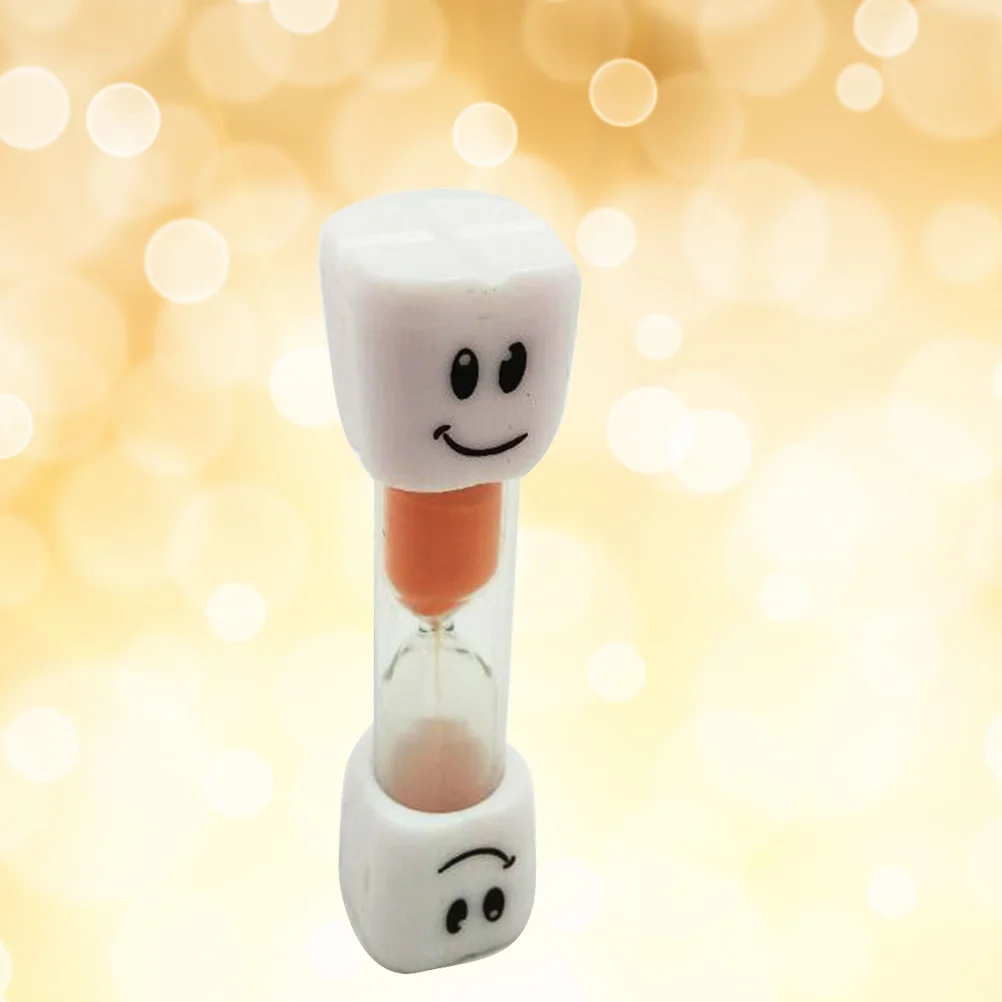 Kids Toothbrush Timer 3 Minutes Smiling Sand Timer for Brushing Children's Teeth (Pink) hourglass timer