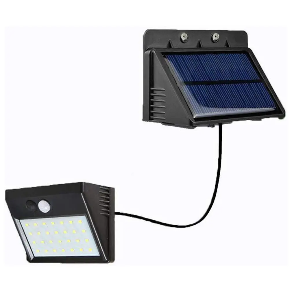 Applique Murale Solaire à 30 LED avec Capteur de Mouvement, Luminaire Décoratif d'Nik, Imperméable, à Induction, Idéal pour un Jardin ou une Rue