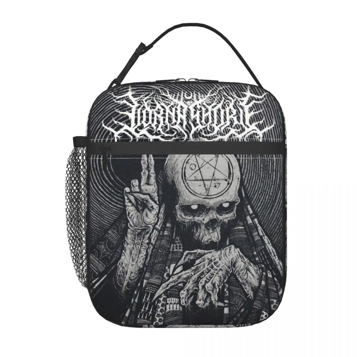 

Пользовательские Shores Band Death Metal Lornas многоразовые коробки для завтрака для многофункционального холодильника термоизолированная сумка для обеда для школы