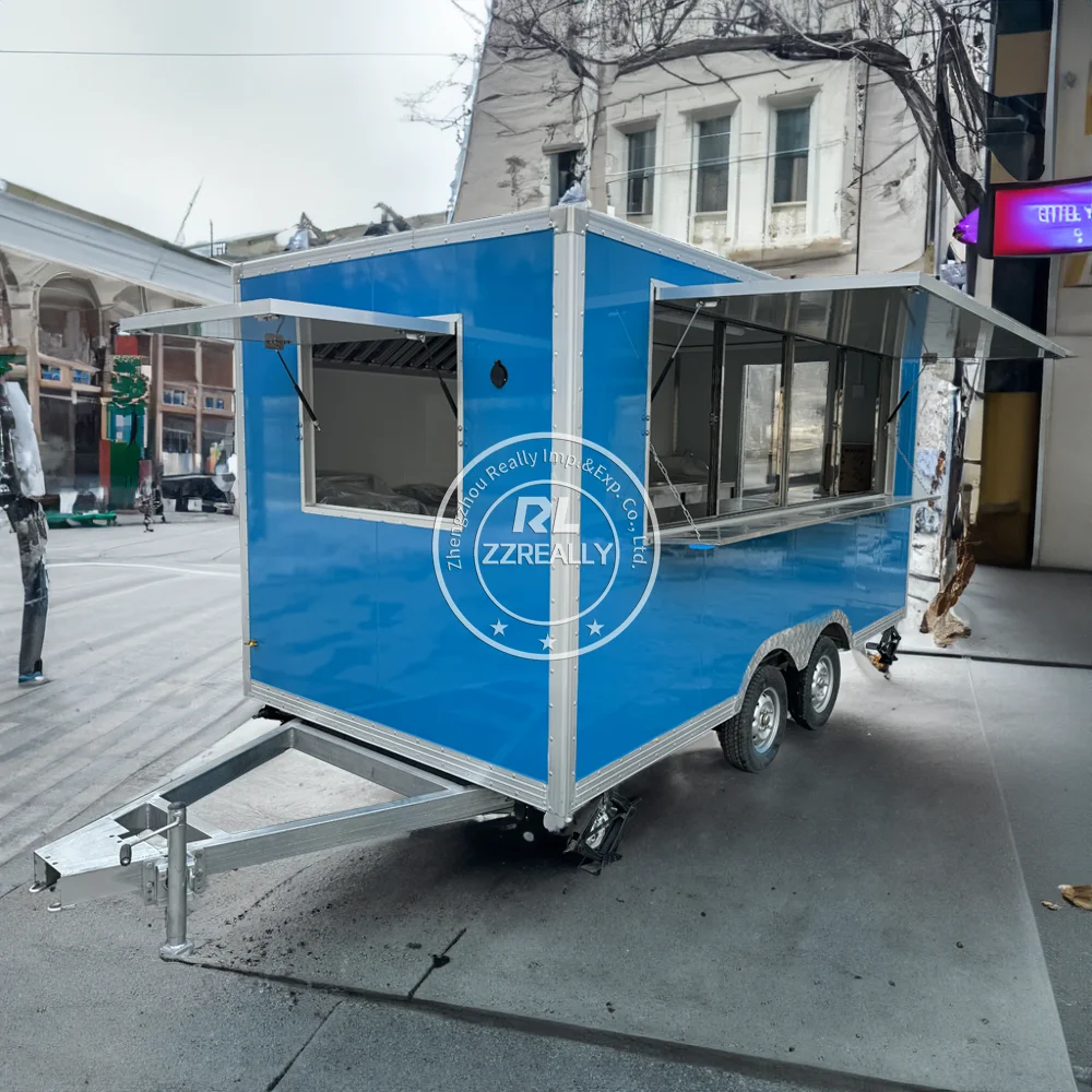 American Food Truck Fast Trailers  Sale Ice Cream Cart  Business Concession Trailers  Sale Vending Cart Hot Dog