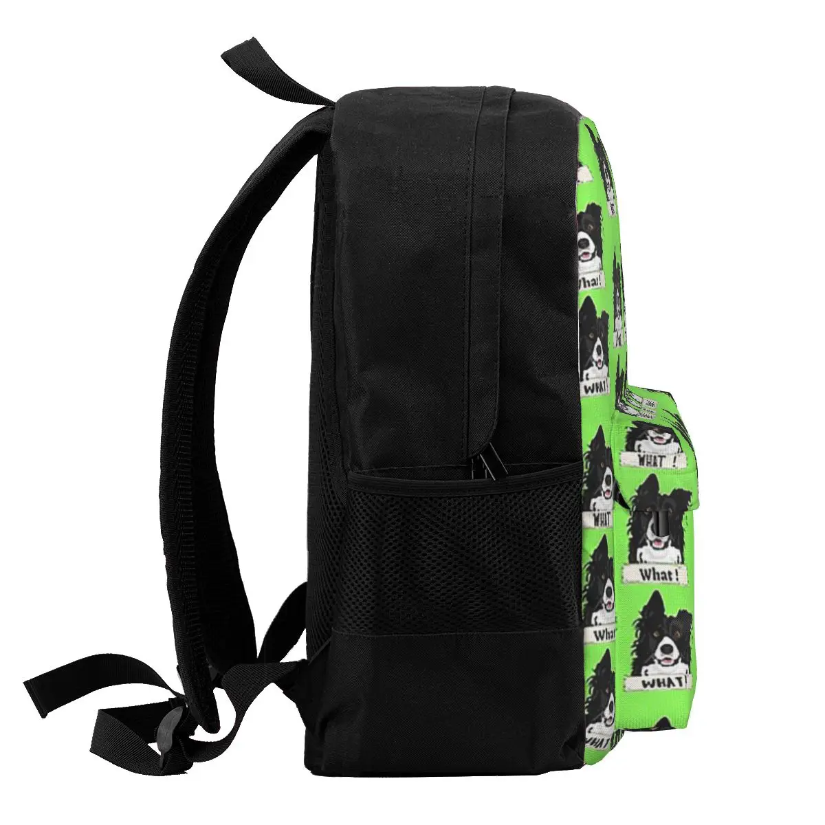 Border Collie O Que Adesivos e Presentes Mochilas, Crianças Mochilas Escolares, Meninos e Meninas Bookbag, Mochila de Viagem, Bolsa de Ombro