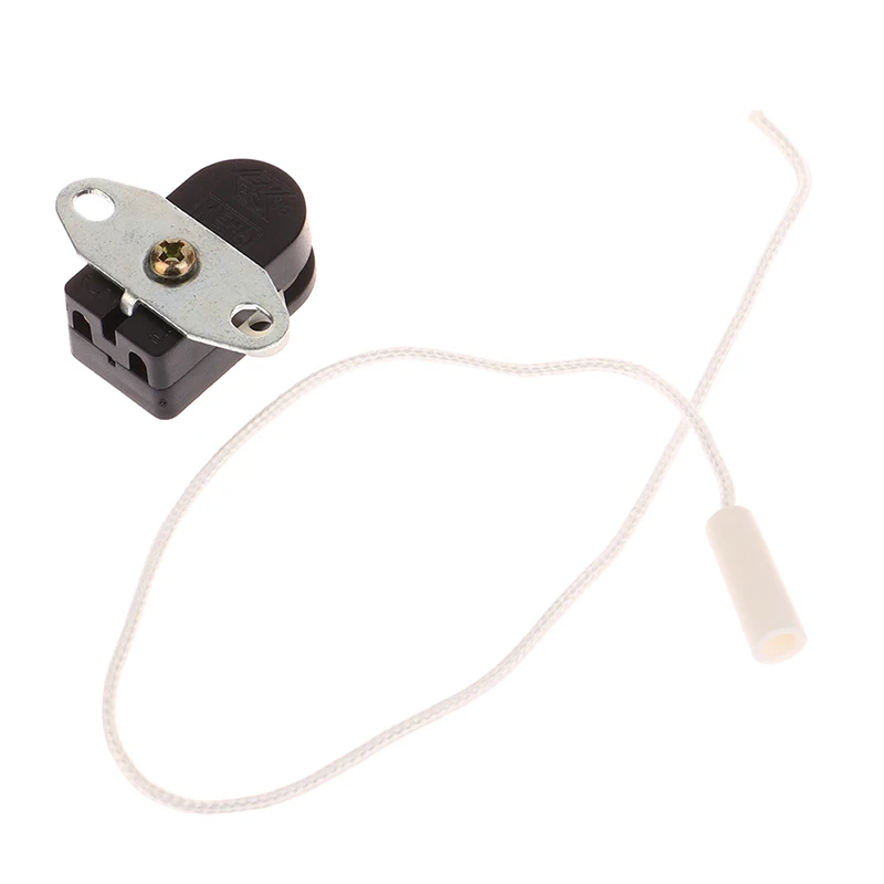 1Pc Pull Cord Switch Mini Pull Rope Wire Trigger For Lamp Light Ceiling Fan Control