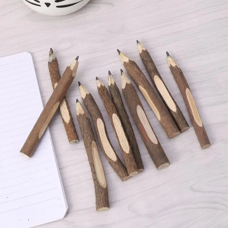 T5EA Bóng cá nhân hóa Bút bút Real Pencil Tree Branch cành cây pen cho bé gái