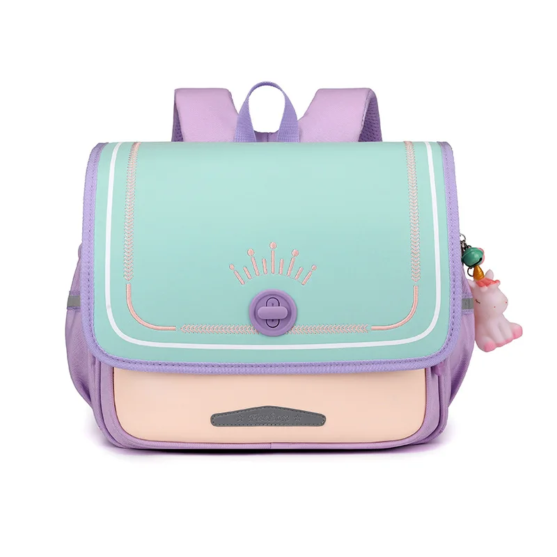 Imagem -05 - Mochila Escolar Horizontal Leve para Meninas Proteção da Coluna Mochila Infantil Mochila de Grande Capacidade Mochila Estudantil Bolsa de Livro Moda