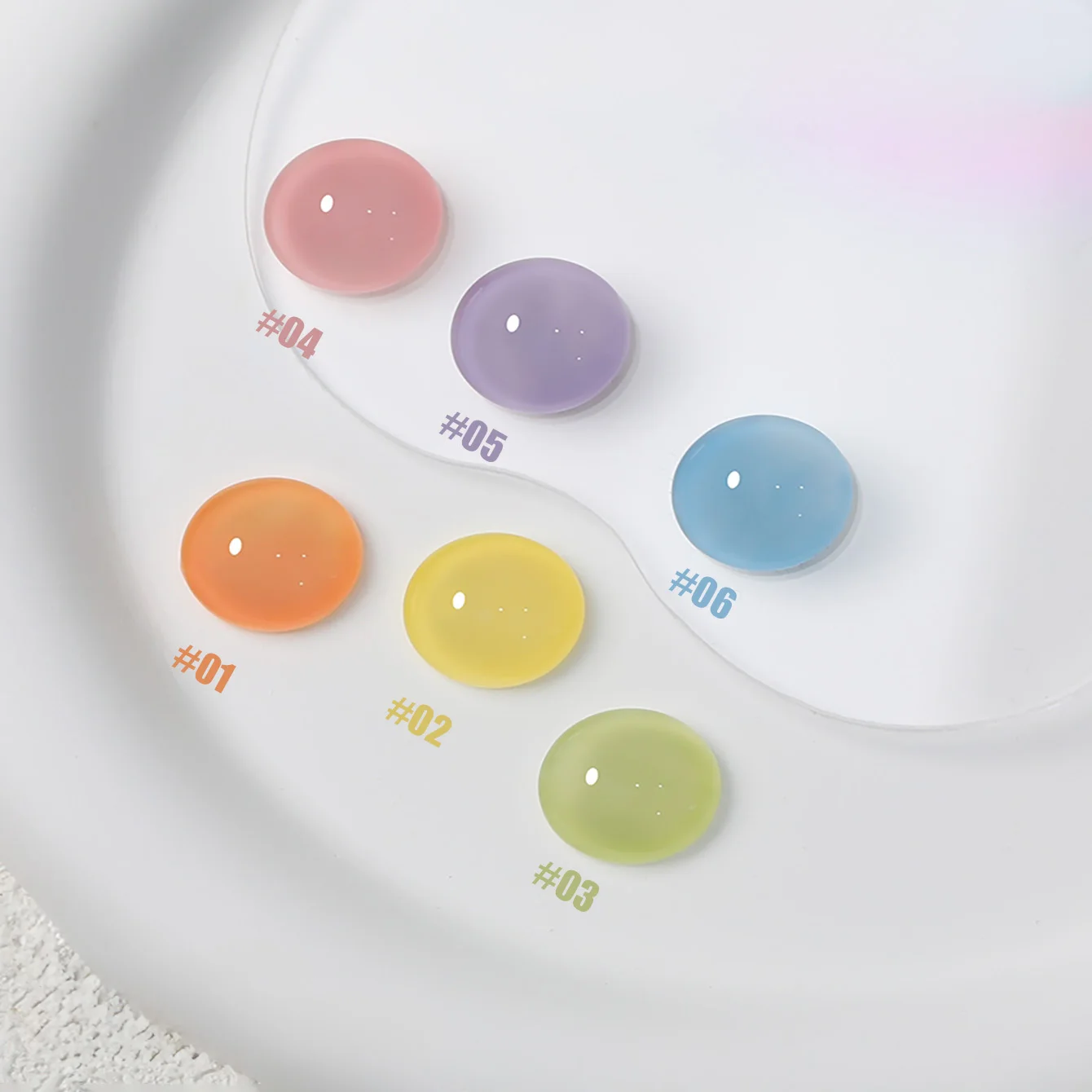 1 قطعة SHAKA الخريف الصيف الدوبامين هلام مسمار البولندية 2025 نمط جديد تبييض اللون حيوية فتاة مسمار ملصقات الأظافر لوازم