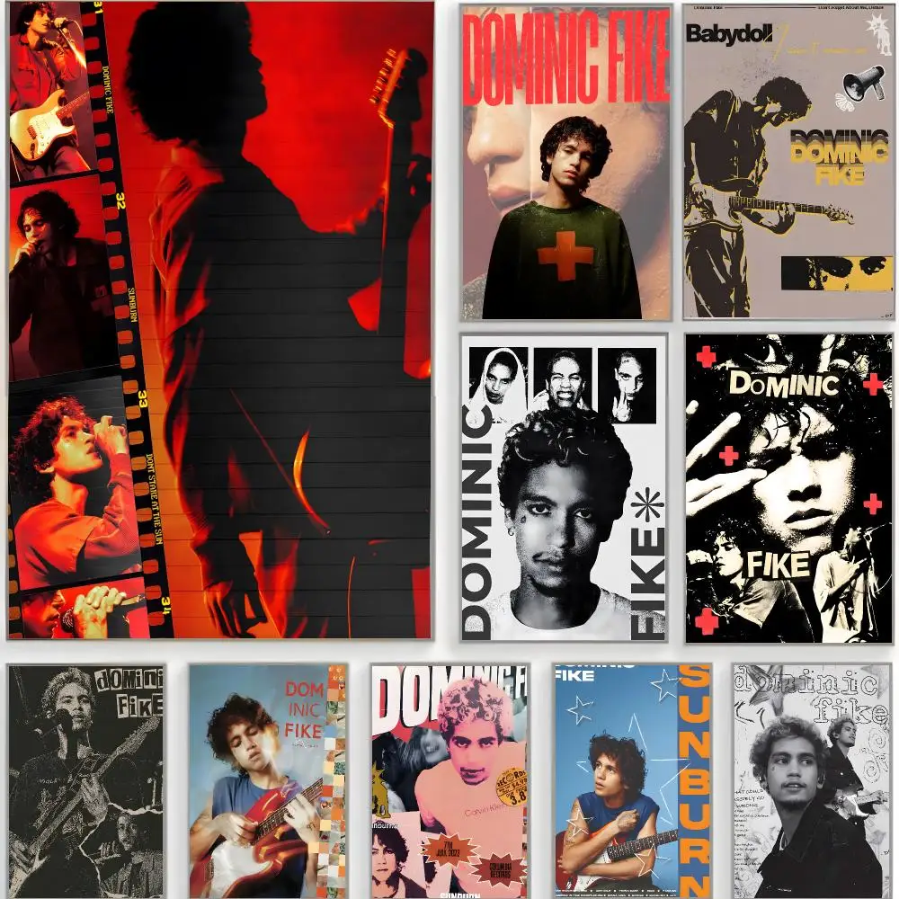 indie singer d-dominic fike Poster Classic Wall Art  Home Decor  Peel and Stick Unframed