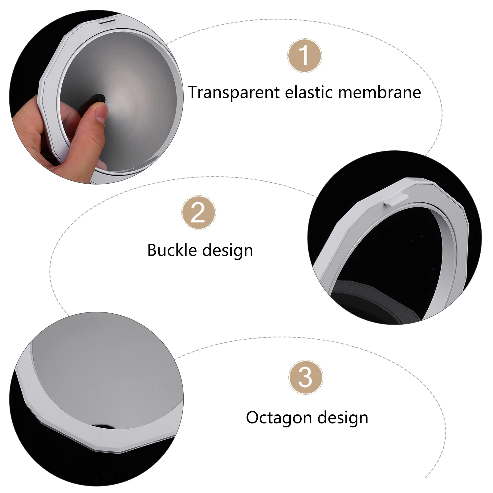 

2Pcs Transparent PE Film Box Waterproof Dustproof 3D Floating Effect Jewelry Display Holder Medal Coin Stamp Collectibles