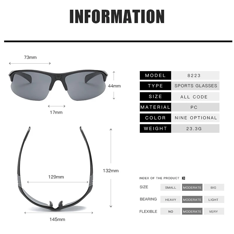 HD Anti-impact Shooting Tactical Glasses Explosion Proof Hiking Cycling Hunting Airsoft CS War Game Goggles - view 2