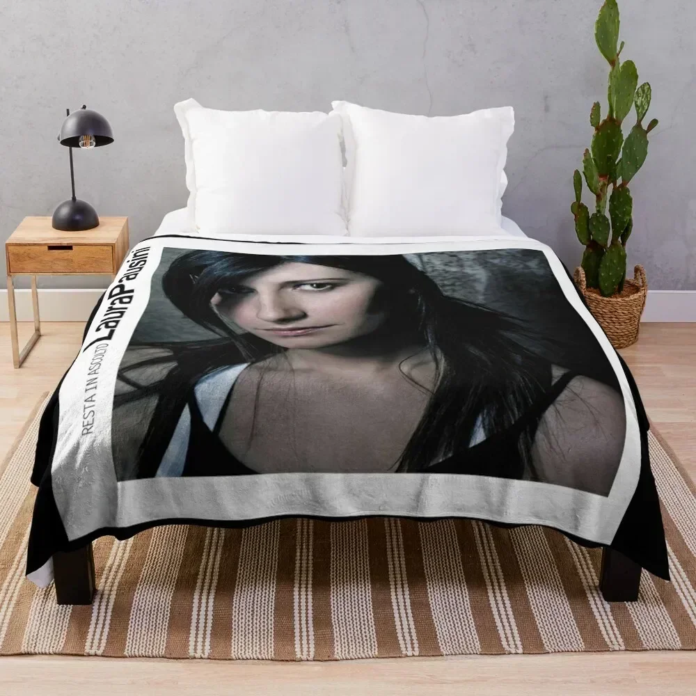 

Laura Pausini resta in ascolto Throw Blanket Cozy Microfiber Throw Blanket for Home Bedroom