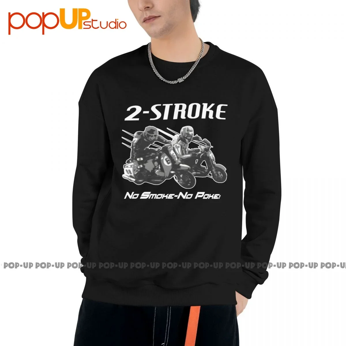 Scooter Racing Gp Vespa 2 Stroke Scooterboy Mod Sweatshirt Pullover Shirts Rare Funny Harajuku Hot Selling