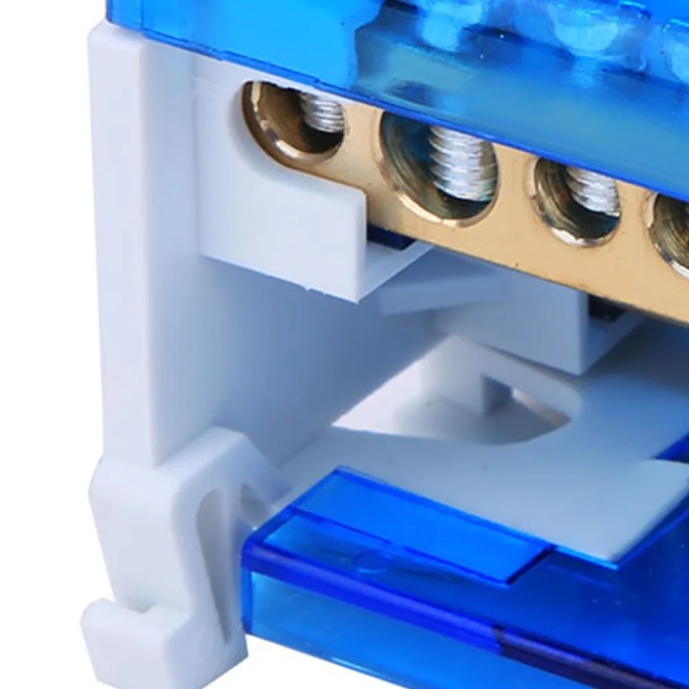 207 Terminal Distribution Box 125A 2-Level Din Rail Terminal Block Distribution Box with Dust Cover Single Phase Junction Box