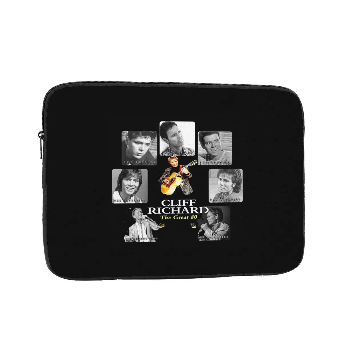 American Legend Singer Songwriter Actor Cliff Richard   10 12 13 15 17 Inch Notebook Sleeve Cover Bag Tablet Shockproof Case Bag