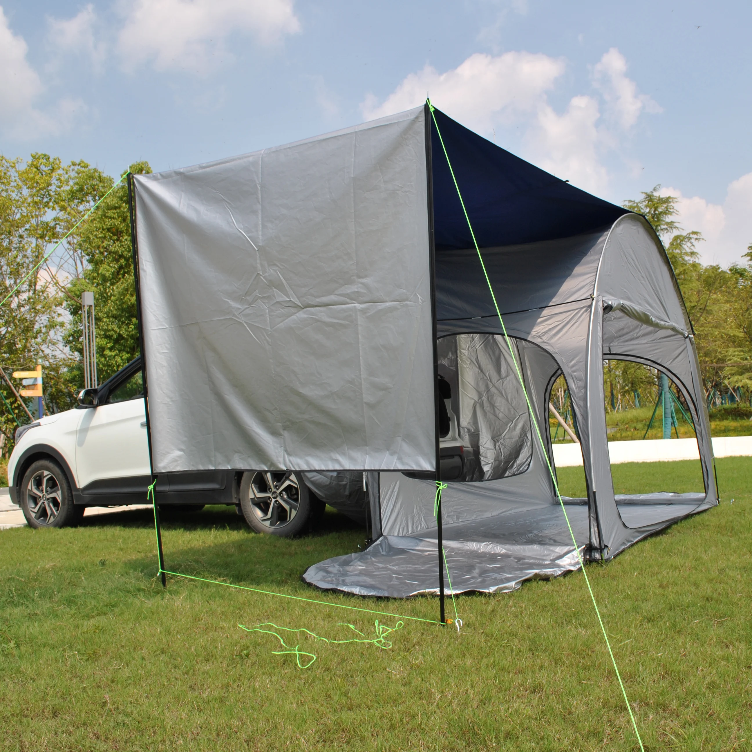 Self-standing outdoor car tent,CZX-532 Trunk tent,SUV tent for 2 person,universal car Rear tent,Car tail integrated tent