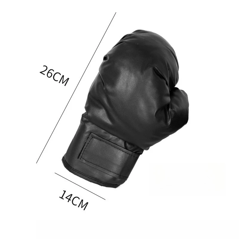 

Red Black PU Boxing Gloves for Kids Taekwondo Martial Arts Sparring Training