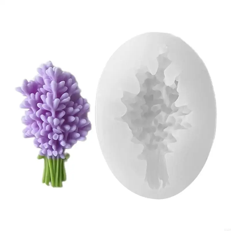 

A52E Lavender Scented Silicone Pendant Mold Stylish Silicone Pendant Moulds Lavender Scented Hanging Ornament Crafting Mold