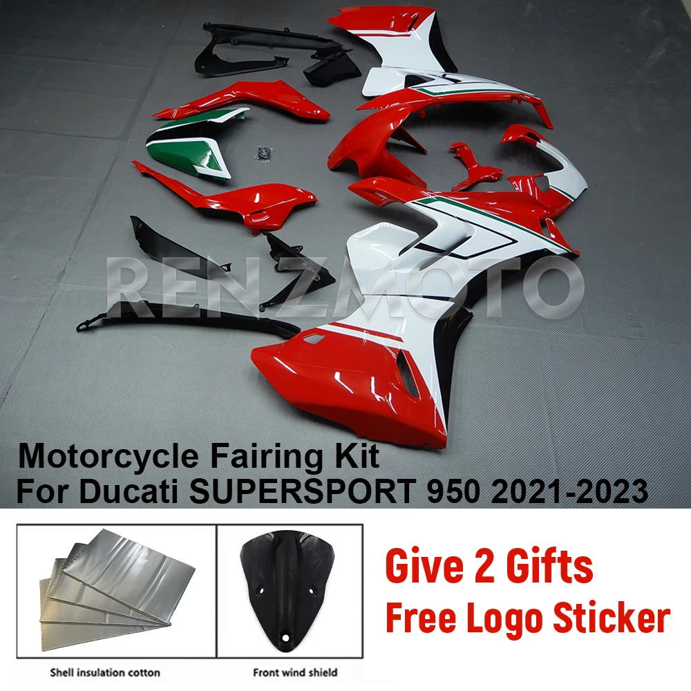 

Motorcycle Fairings Kit Fit For Ducati SUPERSPORT 950 2021-2023 Custom Bodywork Set ABS Injection Full Mold 105a