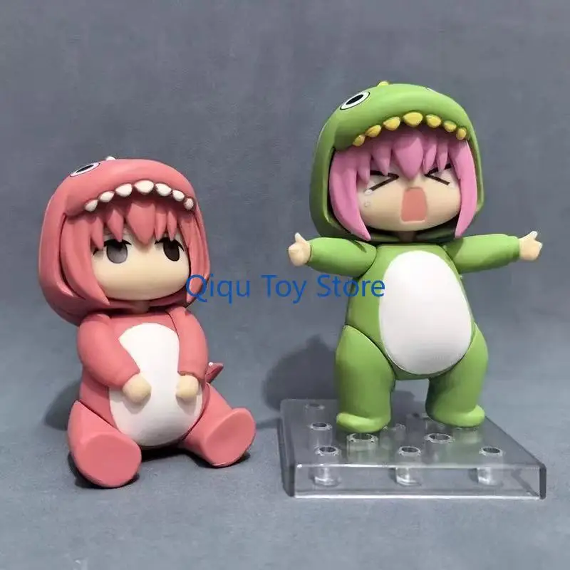 

Q версия глиняный человек одинокий рок Гото одиночный динозавр зеленый розовый соус Bochi вход желание монстр ручная работа может менять лицо