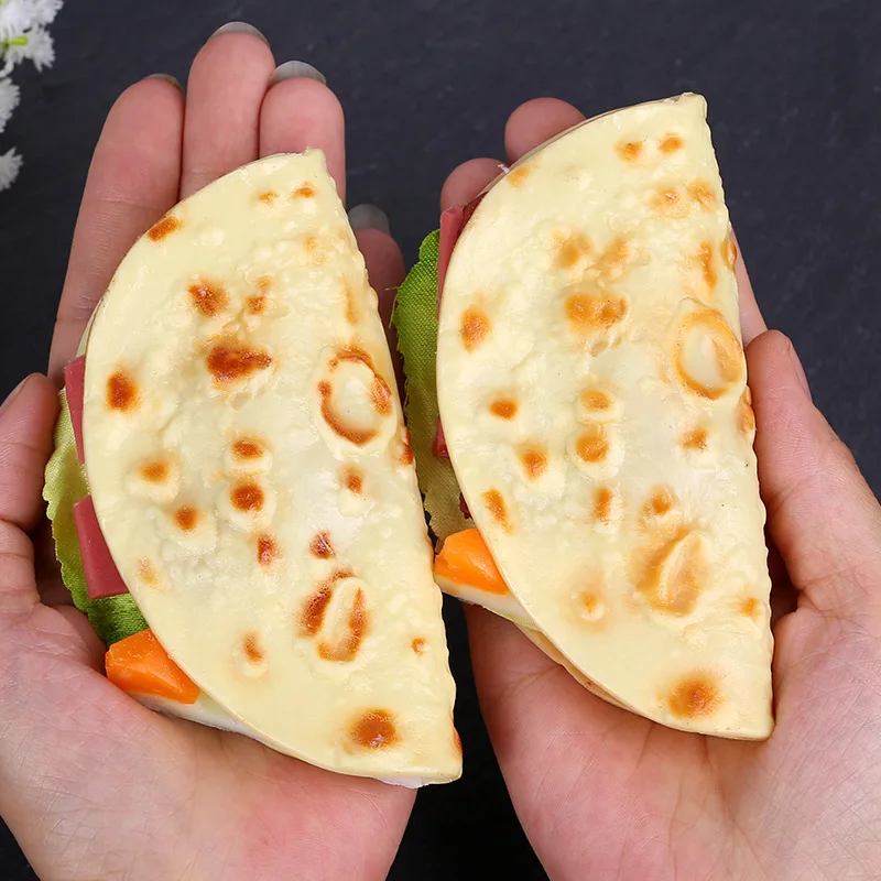 Simulation food props Food model Pancake snacks Movie props Window model Shop decoration