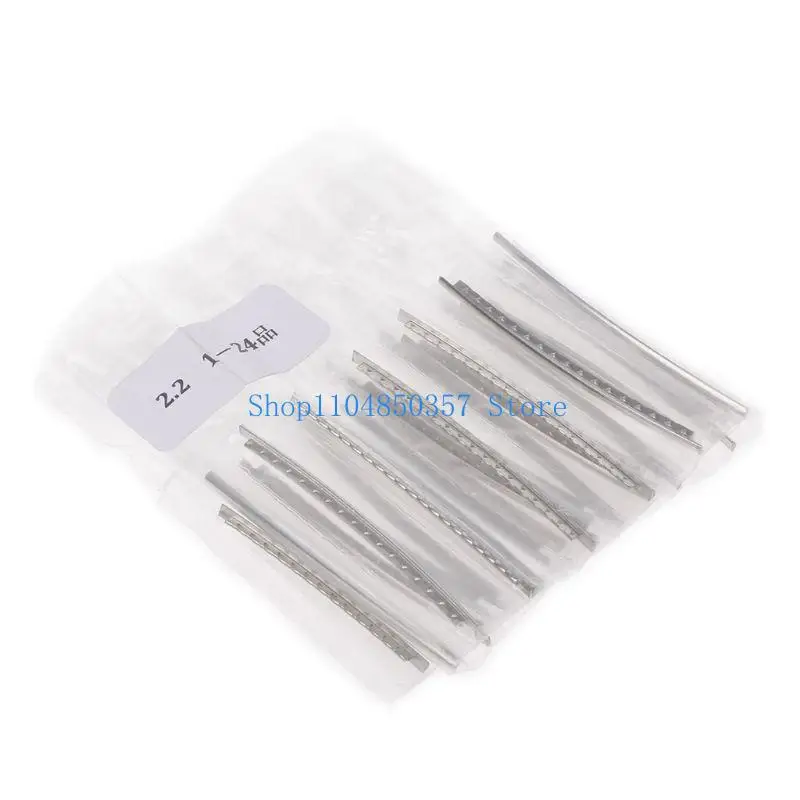 652F Pack of 24pcs Electric Guitar Copper Fret Wire Fretwire Sets For LP SG 2.2mm