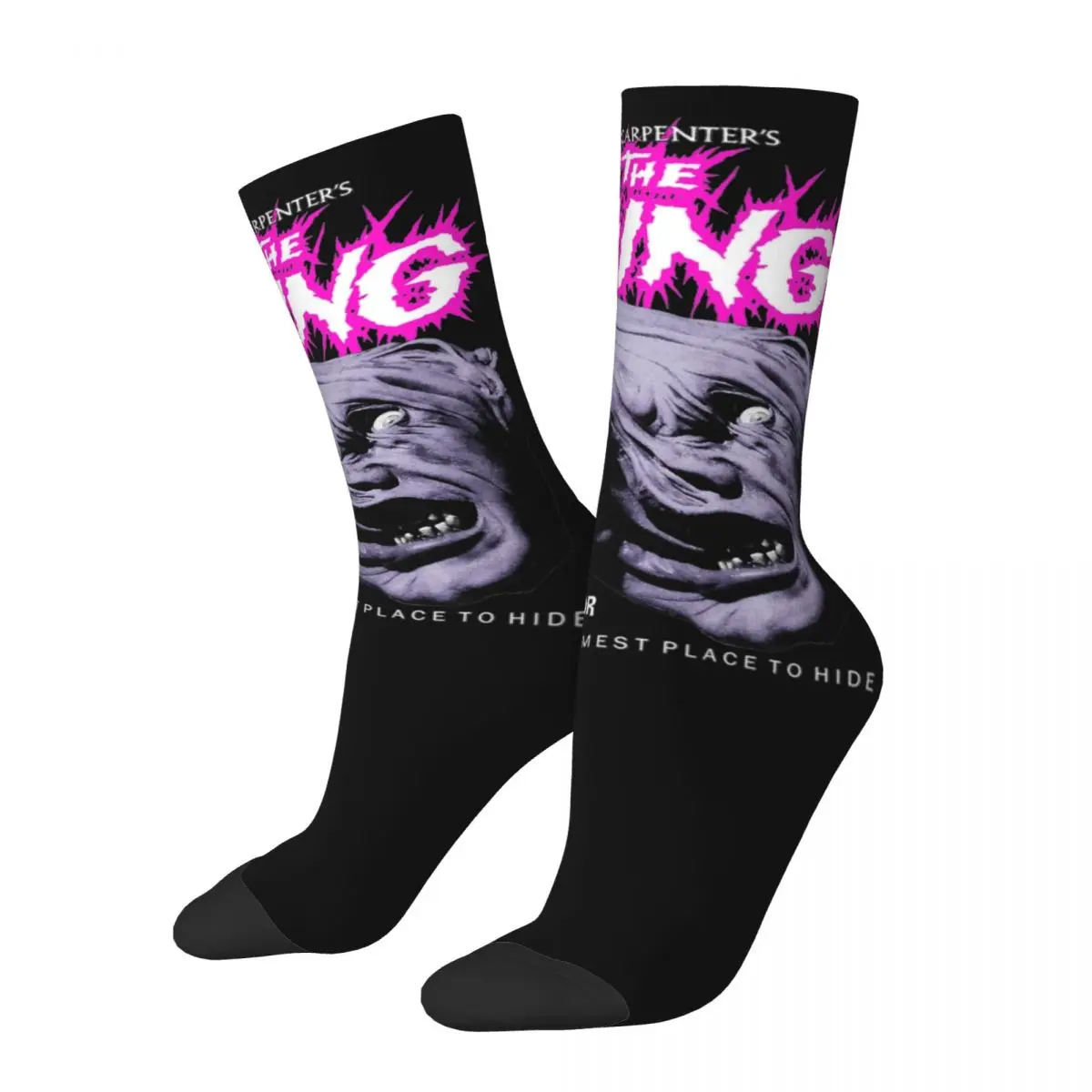 The Thing John Carpenter Horror Sci Fi Movie Merch Men Women Socks Sweat Absorbing Skateboard Crew Socks Warm Best Gifts