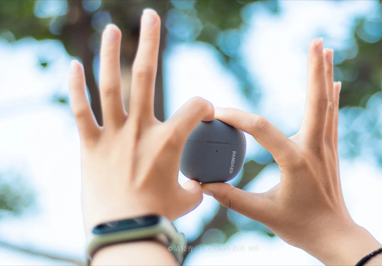 Meizu PANDAER Air True Bluetooth Gaming Earphone Pebble Shaped Low latency ENC Noise Reduct 25H Long Range Wireless Headphone