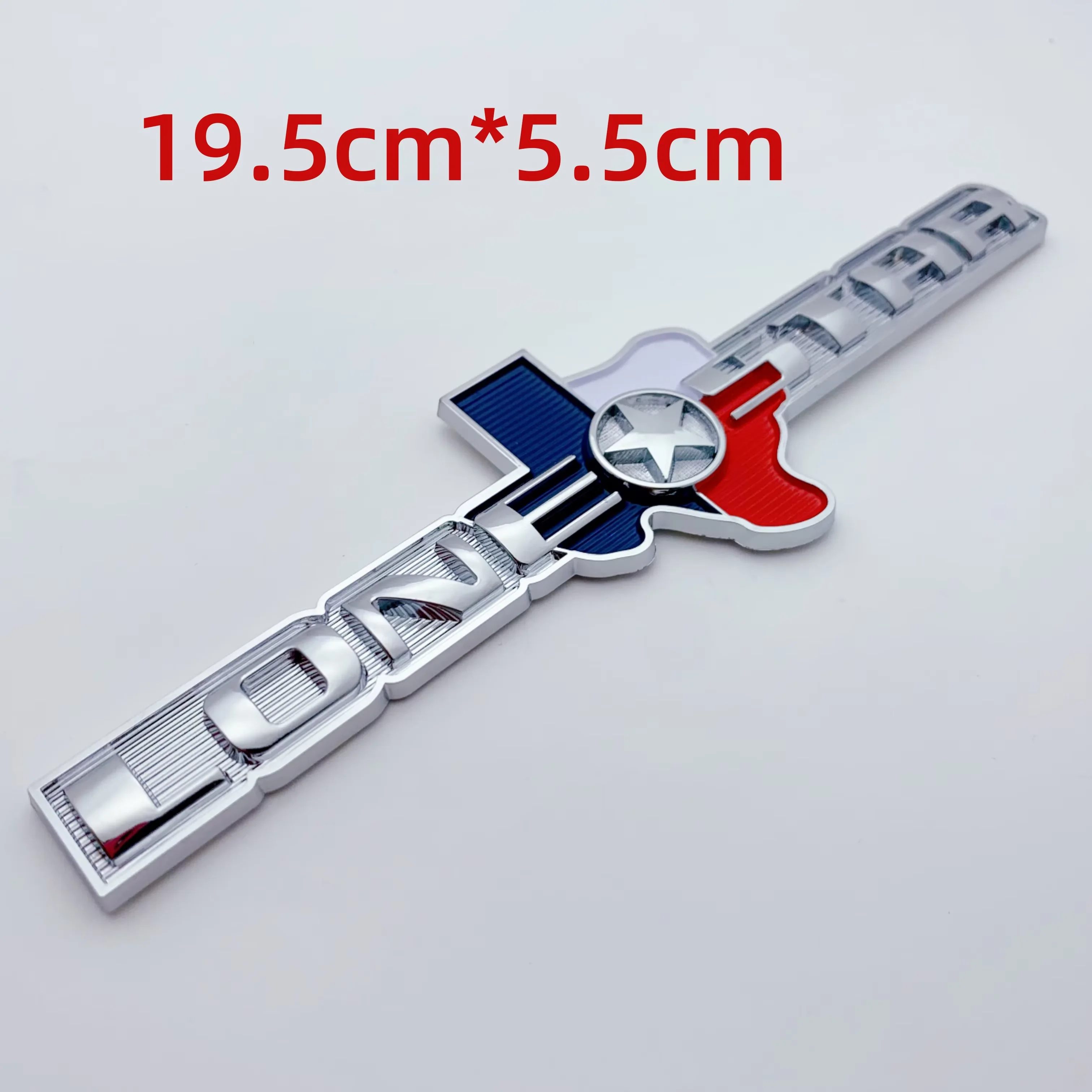 

1pcs ABS LoneStar Five Star Texas Emblem Car Sticker Suitable for Jeep Wrangler Compass Tail Label Side Door Sticker Accessories