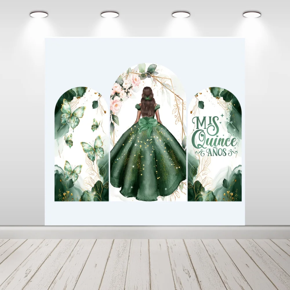 تنورة رقص فيروزية لحفلات أعياد الميلاد وحفلات استقبال المولود الجديد، أغطية قوس الفراشة، خلفية جدارية، خلفية ديكور مزدوجة الجوانب