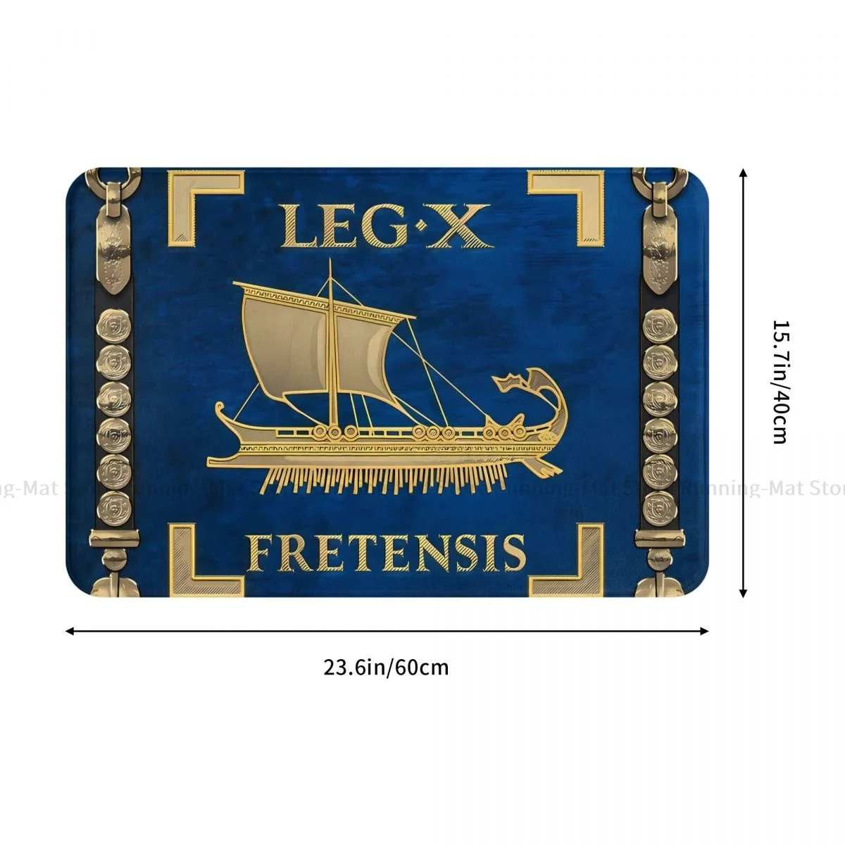 Ancient Romans Bath Non-Slip Carpet Trireme The 10th Strait Of Legio X Fretensis Bedroom Mat Entrance Doormat Floor Decor Rug