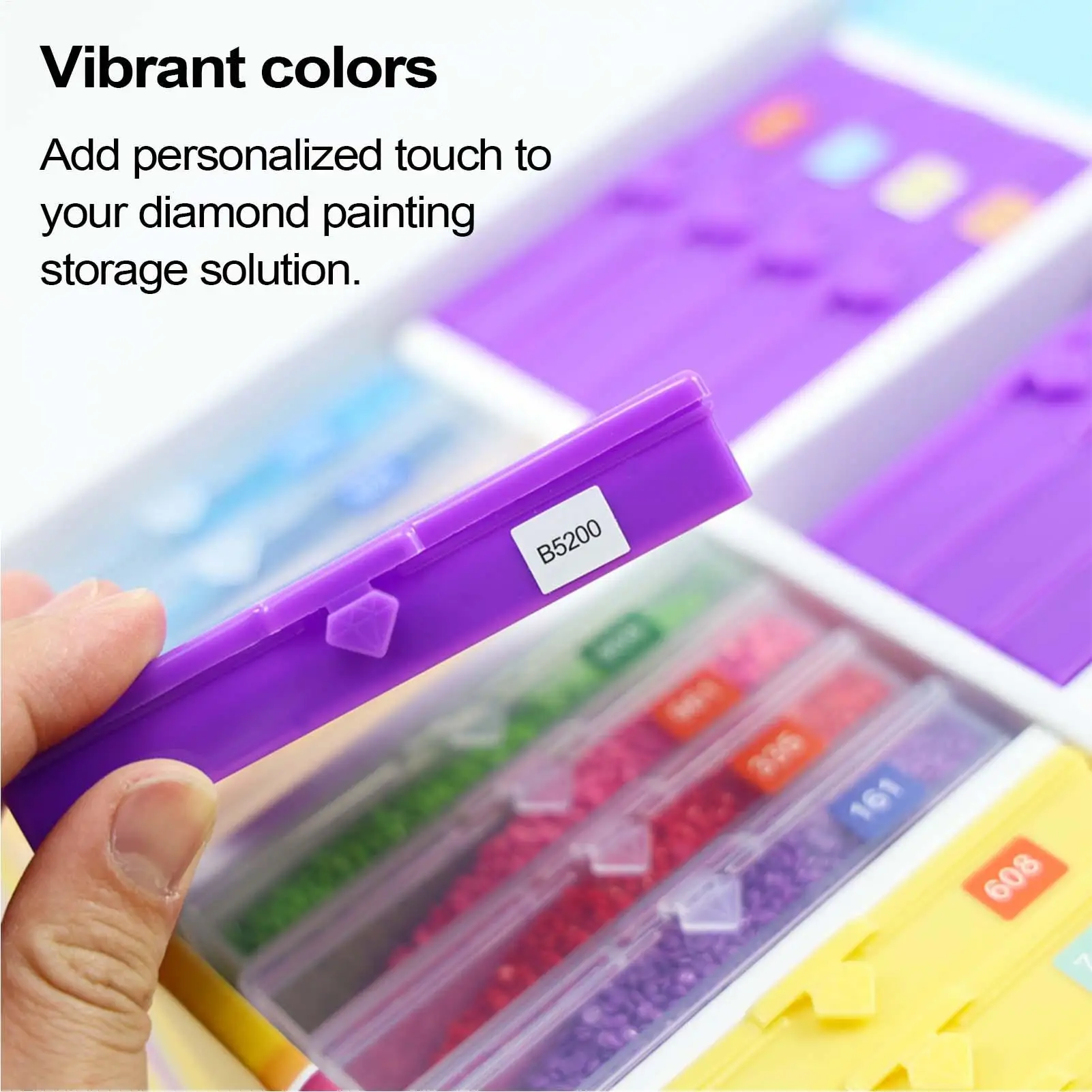 

Bead Organizers And Storage Rhinestone Painting Trays With Lids Boxes Organizers Tools Accessories For Crafts Beads Jewelry