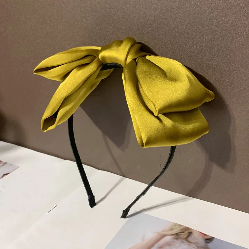 1 szt. Modna, duża opaska do włosów z kokardą dla kobiet i dziewcząt, akcesoria do włosów na imprezę