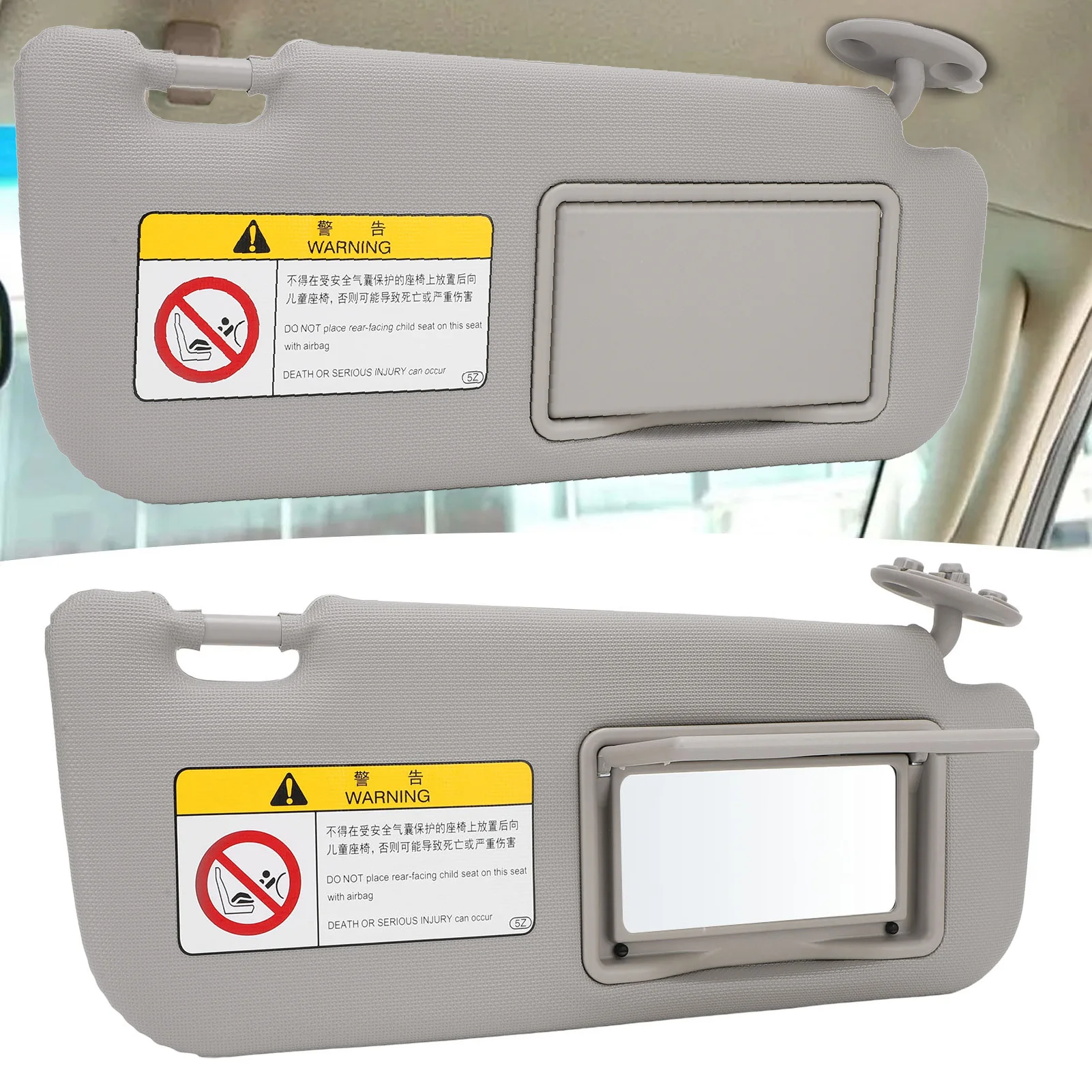 

Car Front Right Side Sun Visor 7431002G40B0 Replacement For Toyota Corolla 2014-2019 Passenger Side Sunshade Interior Accessory