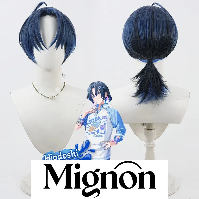 

Миньон hololive виртуальный Vtuber Aogane Hiiragi парик для косплея Лето Новый переосновной