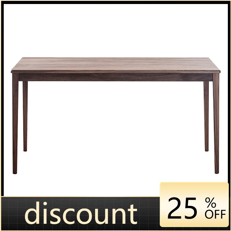 

LTT solid wood home dining table Nordic modern rectangular simple small apartment desk