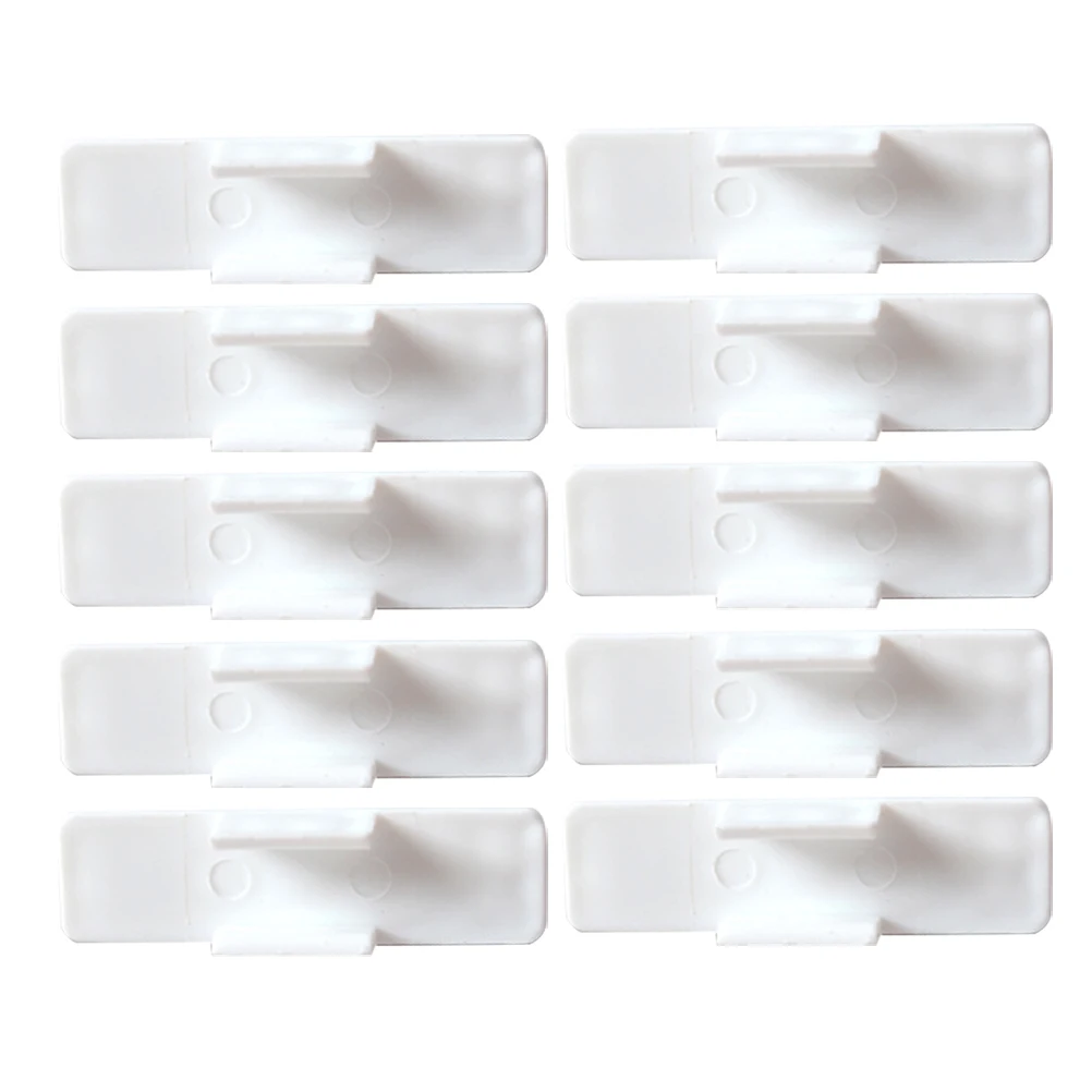 

10Pcs Strong Adhesion Pen Holder Clip for Whiteboard Gel Pens Markers Stylish Organizer Home Office School Pen Holder