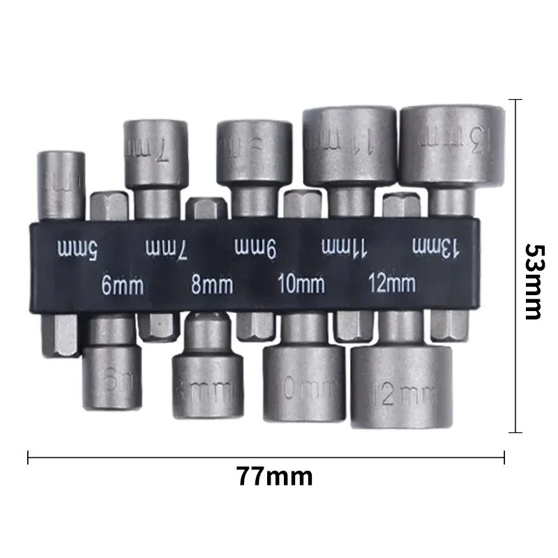 For Hexagonal Wrench Powerful Socket Inner Hexagonal Handle Screwdriver Socket Extension Rod Pneumatic Screwdriver Insert