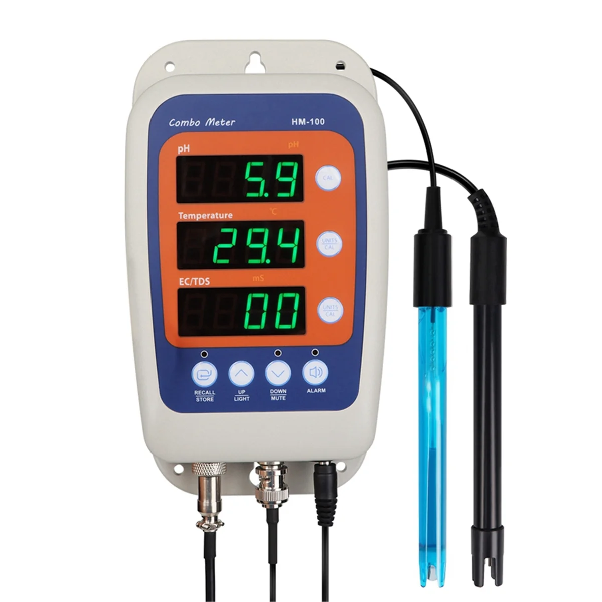 A72Z 4 in 1 Water Quality Tester Temp TDS EC PH Meter Conductivity Monitor Digital Analyzer for Swimming Pool EU Plug
