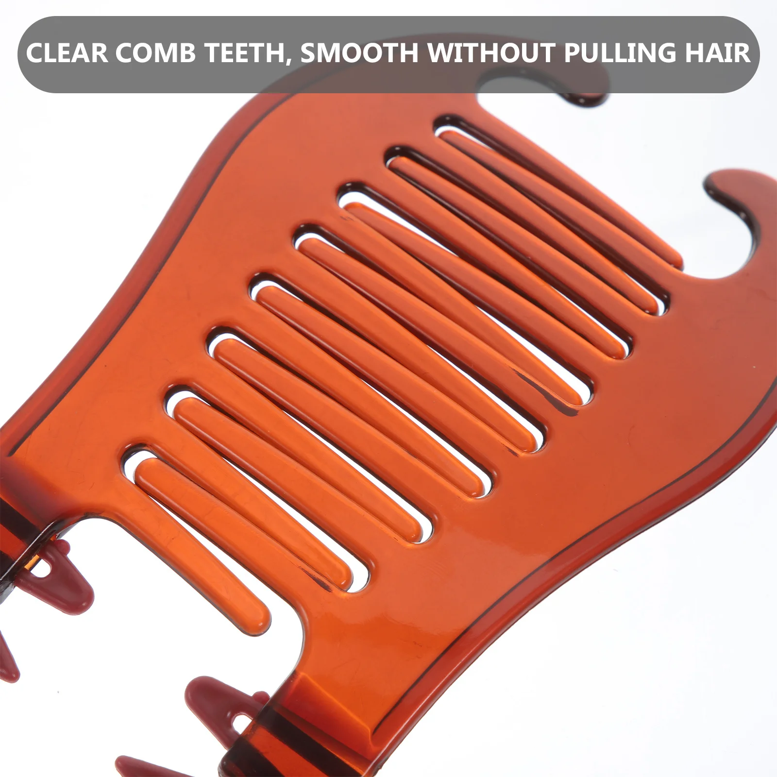 

4Pcs Plastic Banana Combs Clips Bendable Styling Tool for Straight Curly Thick Fine Hair Women Hair Braiding Tools