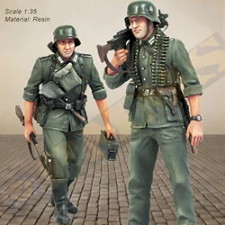 1/35 Resin Model Figure Kits GK , Two People，Military Theme，Unassembled And Unpainted,316J