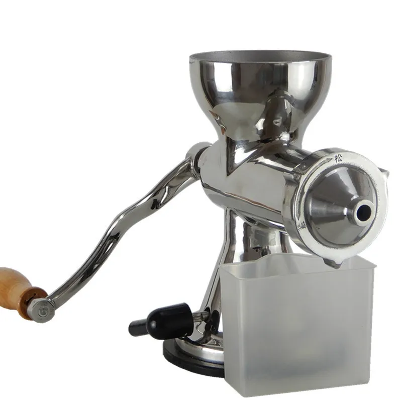 Household manual 304 stainless steel wheatgrass juicer, multi - purpose vegetable, ginger and pomegranate juicer