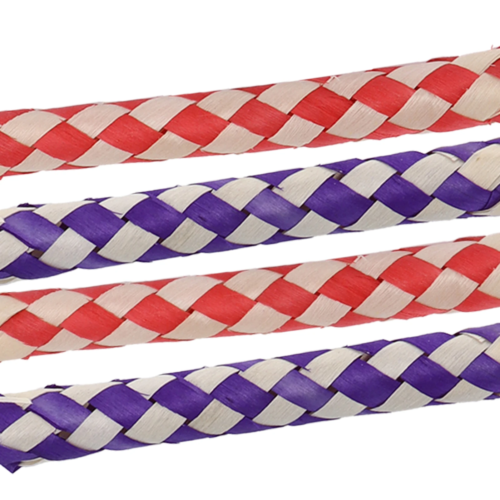 24pcs Finger Traps Birds Parrots Chew Toy Chinese Bamboo Traps DIY for Kids Parties Chinese Bamboo Traps Bamboo